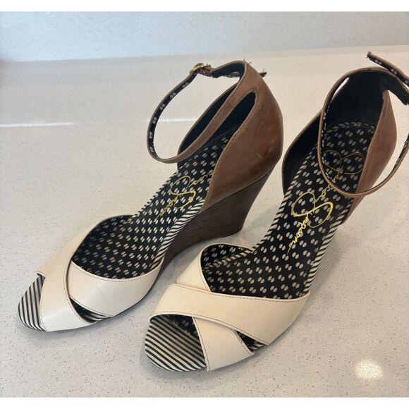 Jessica Simpson Shoes - Jessica Simpson Two Tone Wedge